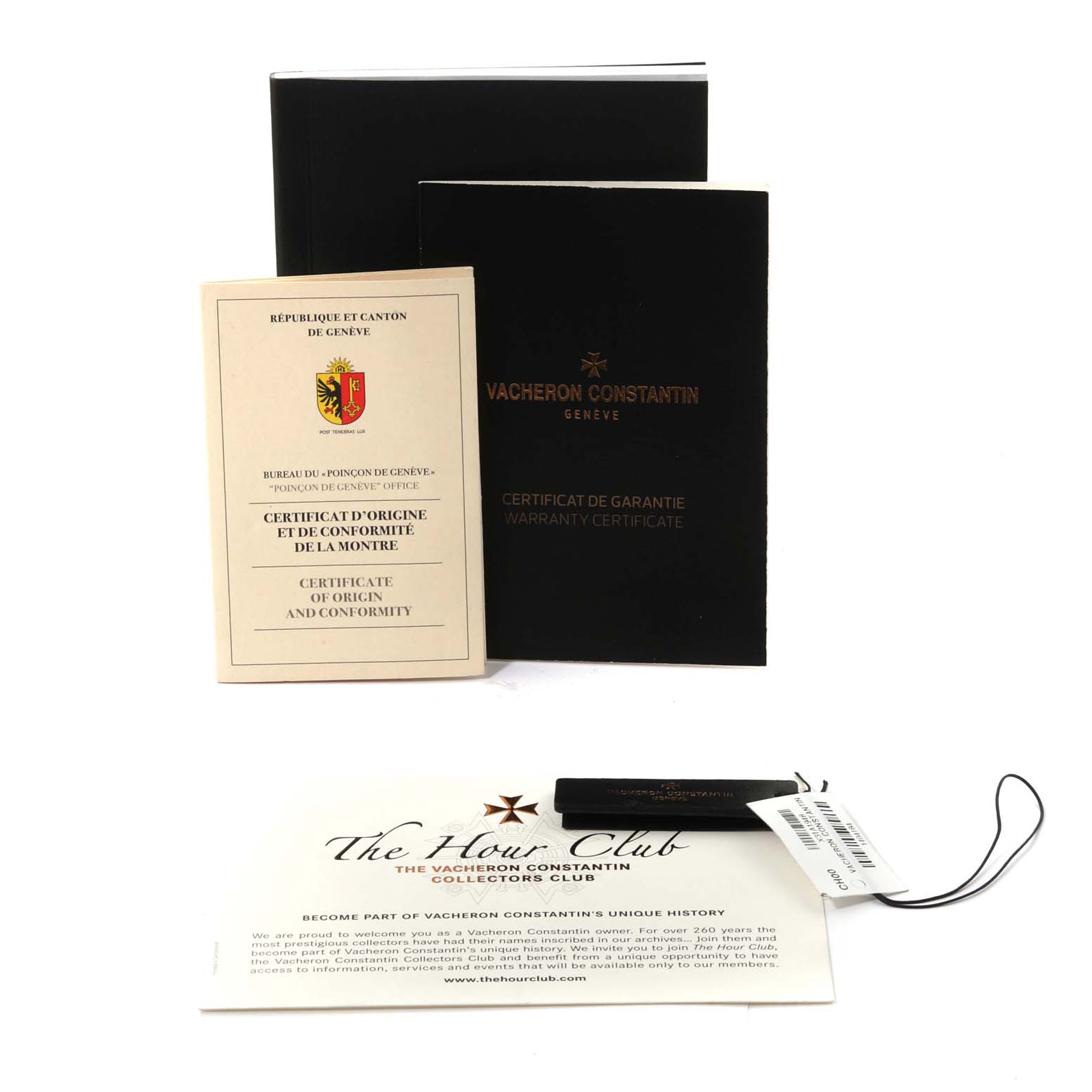 The image shows the certification and documentation for a Vacheron Constantin Historiques 3110V/000A-B426 Men's Stainless Steel Beige Dial 3110V/000A-B426 Men's Stainless Steel Beige Dial model watch.