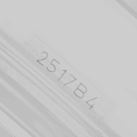The image shows a close-up of a serial number, likely from a Breitling Navitimer AB012012/G826 Men's Stainless Steel Silver Dial watch or its accessory.