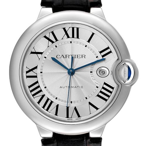 Photo of Cartier Ballon Bleu Mens Stainless Steel Automatic Mens Watch W69016Z4 Box Papers