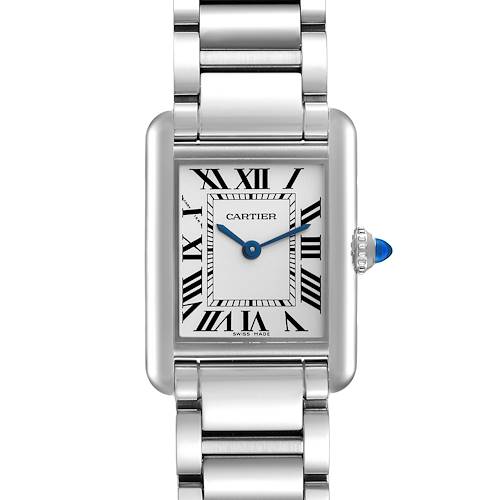 Photo of Cartier Tank Must Small Silver Dial Steel Ladies Watch WSTA0051