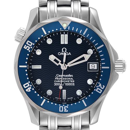 Photo of Omega Seamaster Midsize 36mm Blue Dial Steel Mens Watch 2551.80.00 Box Card