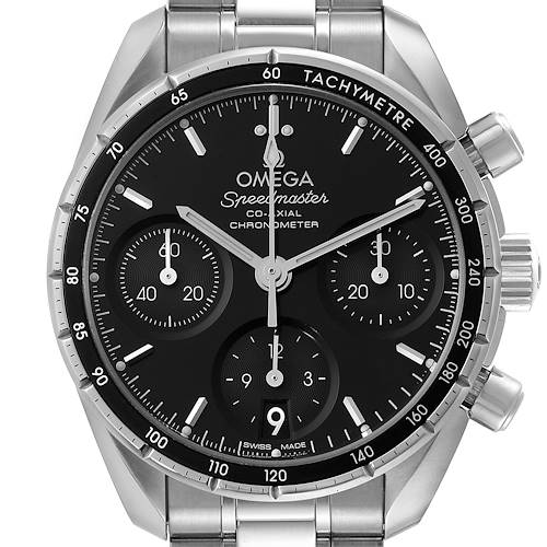 Photo of Omega Speedmaster 38 Co-Axial Chronograph Watch 324.30.38.50.01.001 Box Card