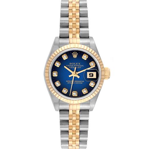 Photo of Rolex Datejust Vignette Diamond Dial Steel Yellow Gold Ladies Watch 69173