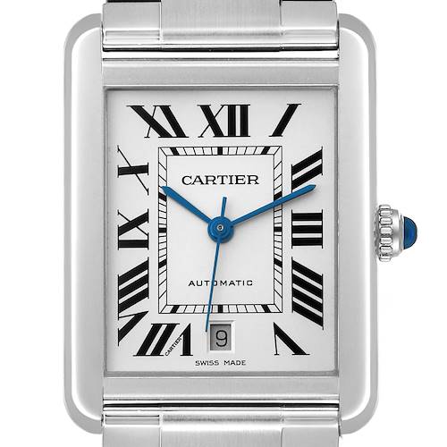 Photo of NOT FOR SALE-  Cartier Tank Solo XL Silver Dial Automatic Steel Mens Watch W5200028 - PARTIAL PAYMENT