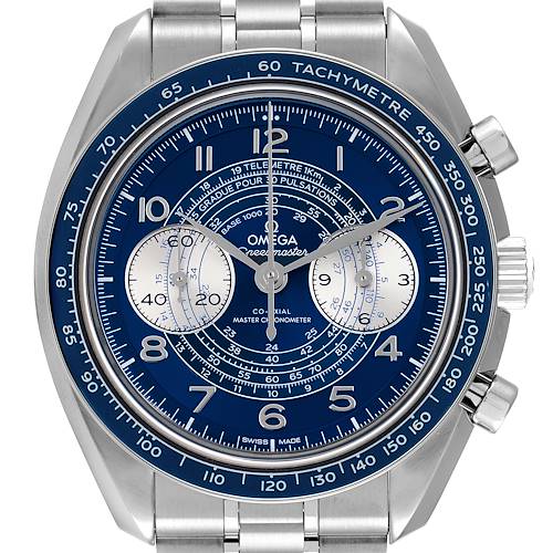 Photo of Omega Chronoscope Steel Blue Dial Mens Watch 329.30.43.51.03.001 Unworn