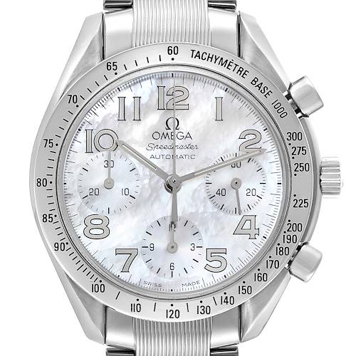Photo of Omega Speedmaster Mother Of Pearl Dial Steel Mens Watch 3534.70.00