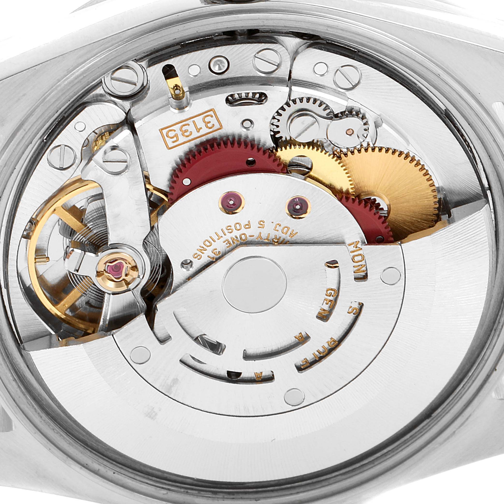 This image shows the internal mechanism and movement of a Rolex Date 15200 Men's Stainless Steel Black Dial 15200 Men's Stainless Steel Black Dial model watch.