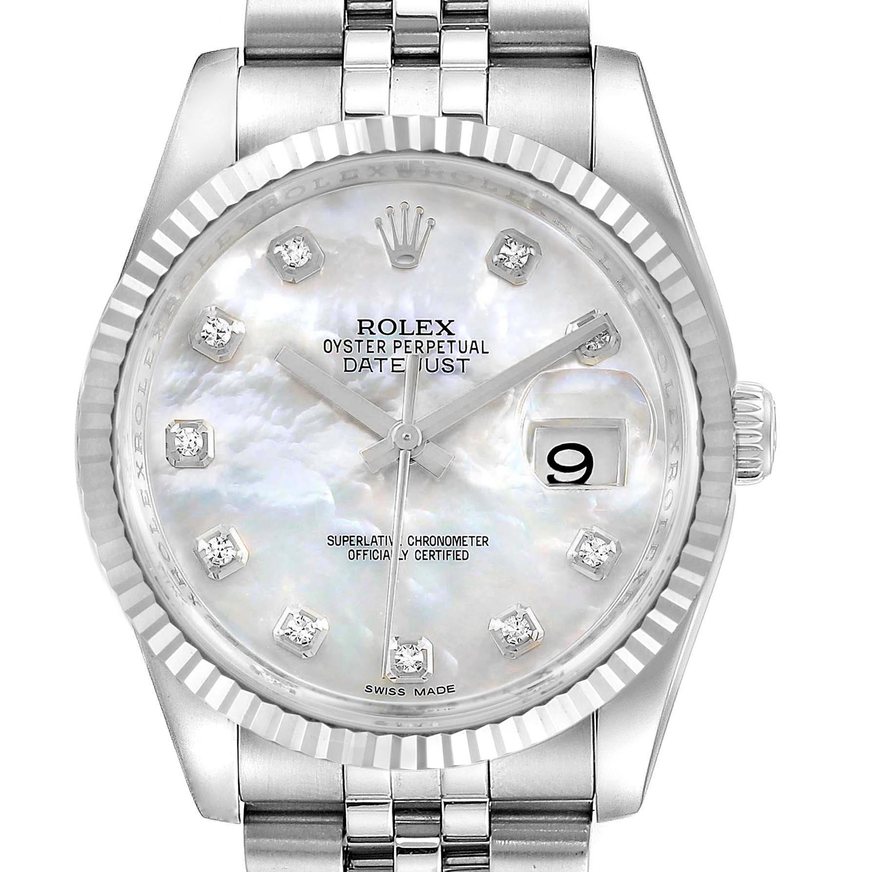 rolex mop diamond dial