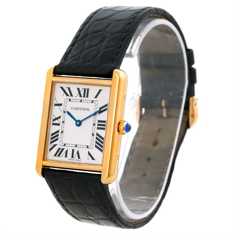 Cartier Tank Solo Steel And Gold (two Tone) W1018855 