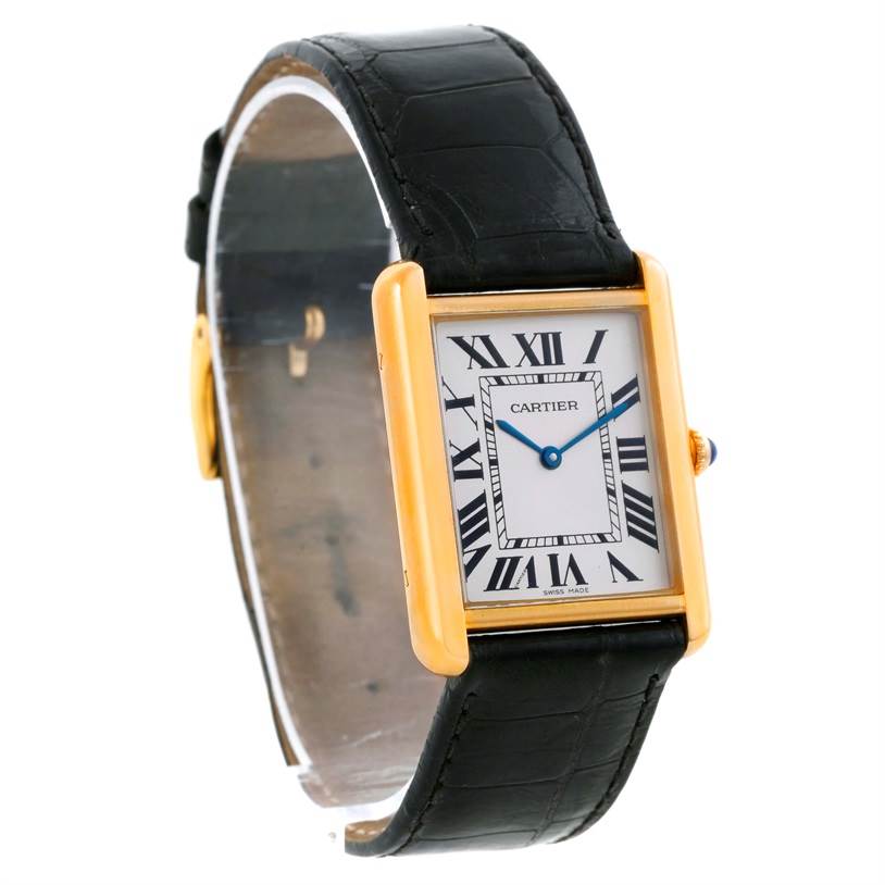 Cartier Tank Solo Steel And Gold (two Tone) W1018855 