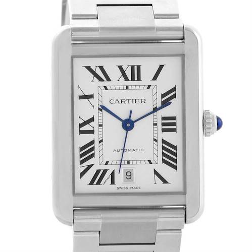 Photo of Cartier Tank Solo XL Automatic Mens Date Watch W5200028