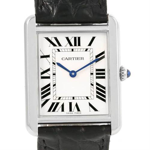 Photo of Cartier Tank Solo Large Stainless Steel Unisex Watch W1018355