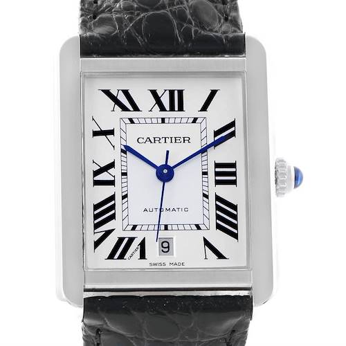 Photo of Cartier Tank Solo XL Automatic Silver Dial Mens Watch W5200027