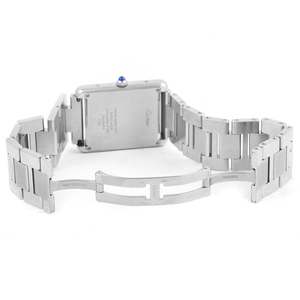 Cartier Tank Solo Large Stainless Steel Silver Dial Watch W5200014 ...