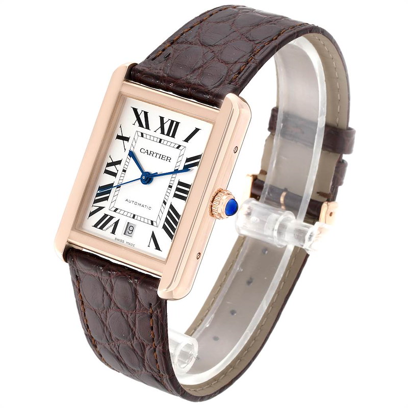 Cartier Tank Solo XL Rose Gold Steel 