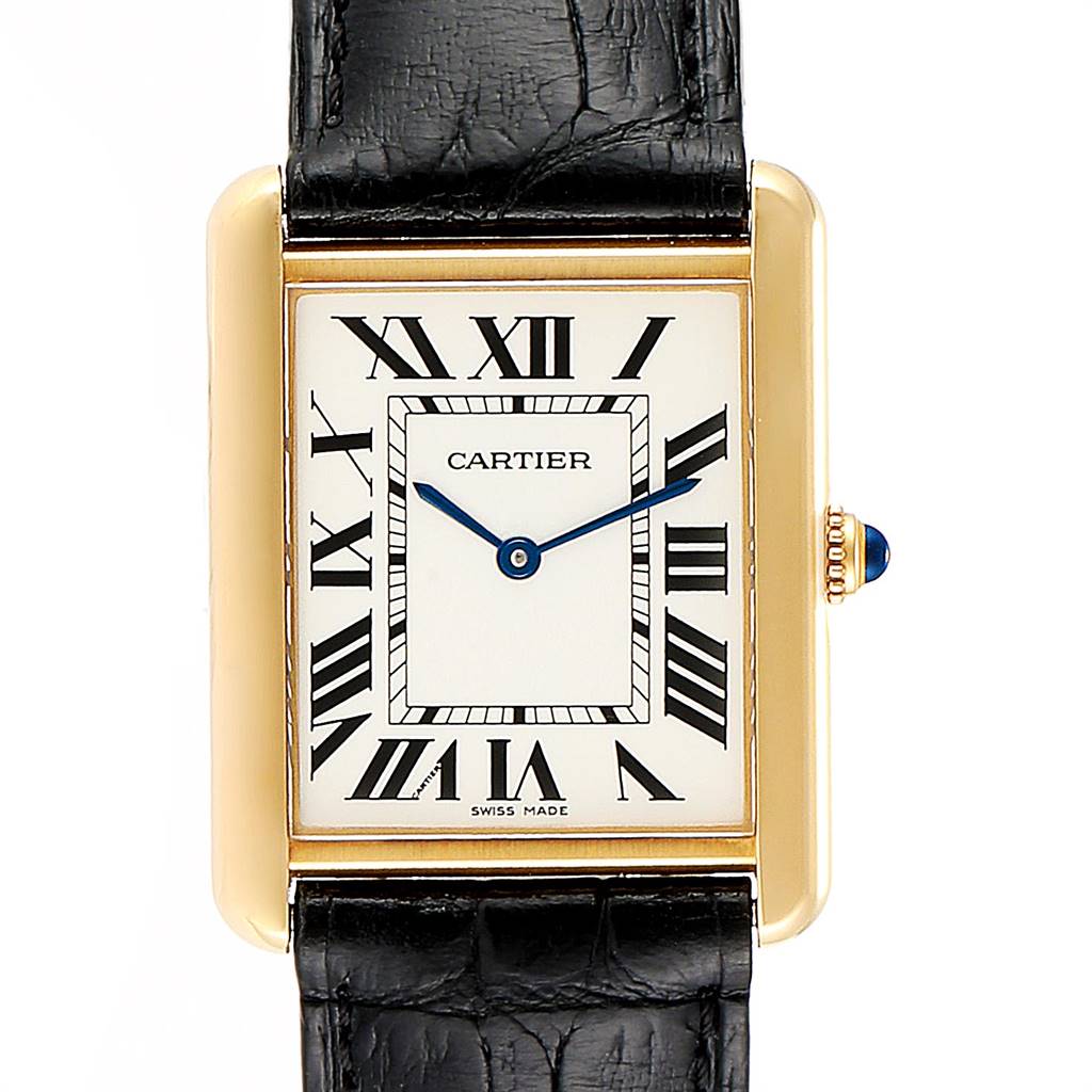 cartier men's tank solo watch