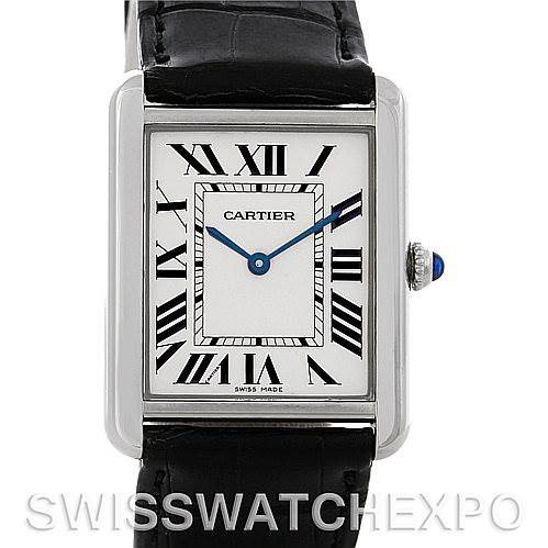 Cartier Tank Solo Large Steel Watch W1018355 SwissWatchExpo