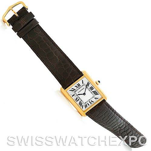 Cartier Tank Solo 18kt Yellow Gold Mens 