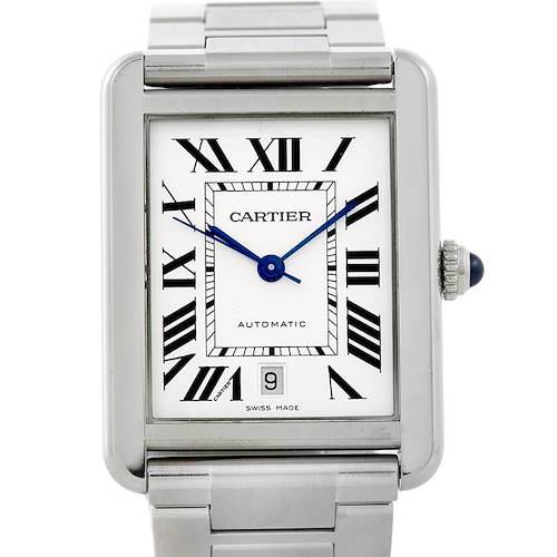 Photo of Cartier Tank Solo XL Automatic Steel Mens Watch W5200028
