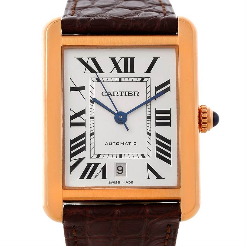 cartier men's tank solo watch