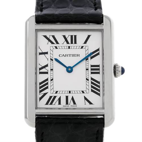 Photo of Cartier Tank Solo Large Stainless Steel Watch W1018355