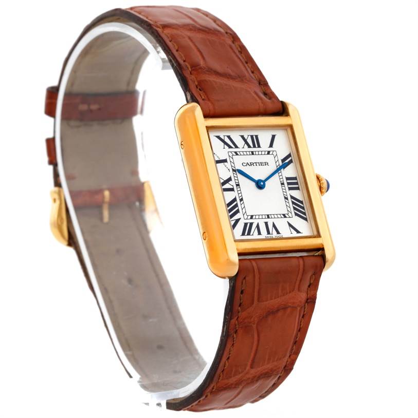 Cartier Tank Solo Small Gold and Steel Watch W1018755 | SwissWatchExpo