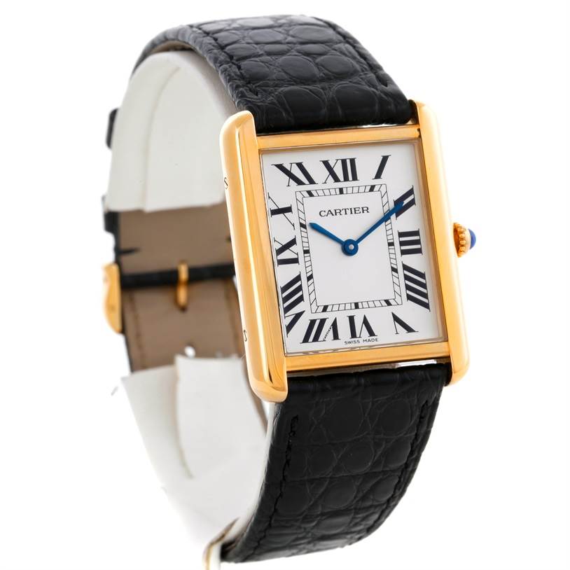 Cartier Tank Solo 18k Yellow Gold Large 