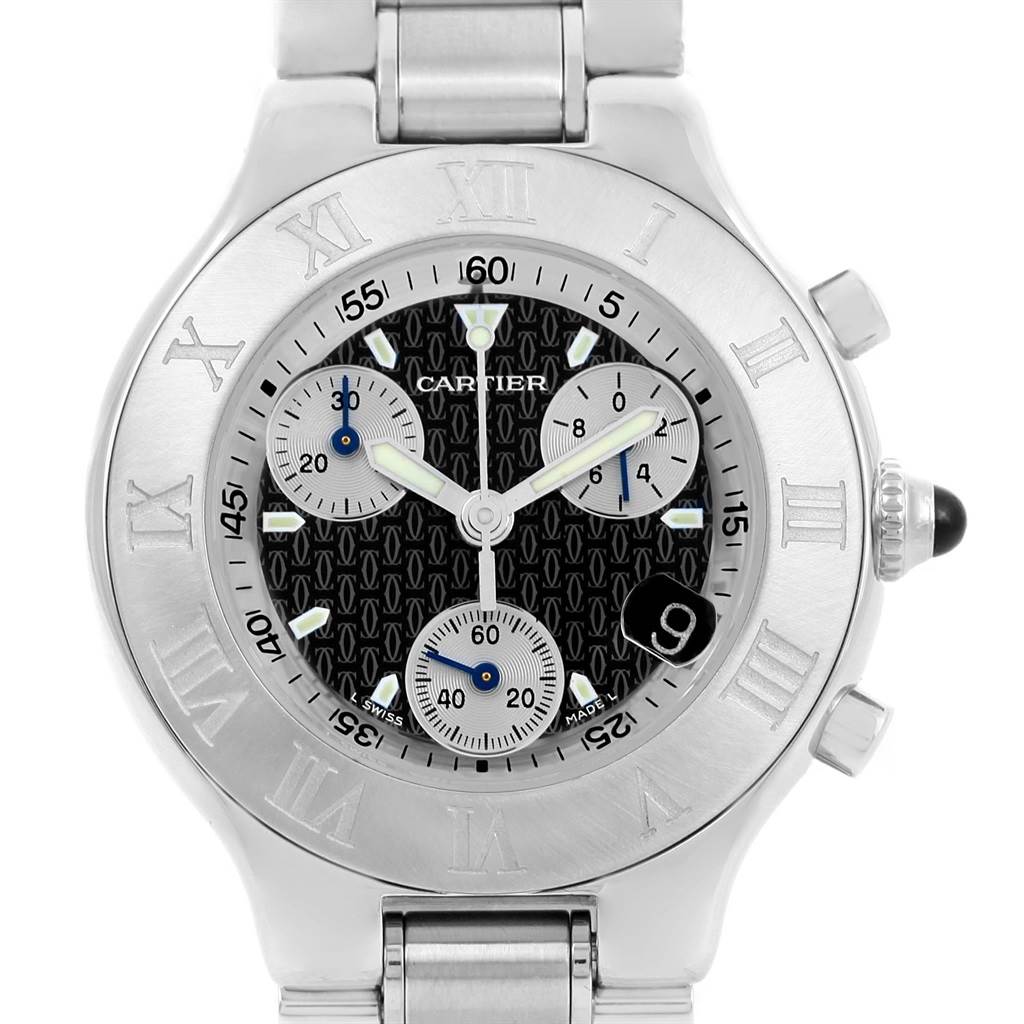 Cartier Must 21 Chronoscaph Stainless Steel W10172T2 | Stock 14192 ...