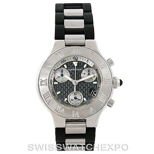 Cartier Must 21 Chronoscaph Mens Watch 