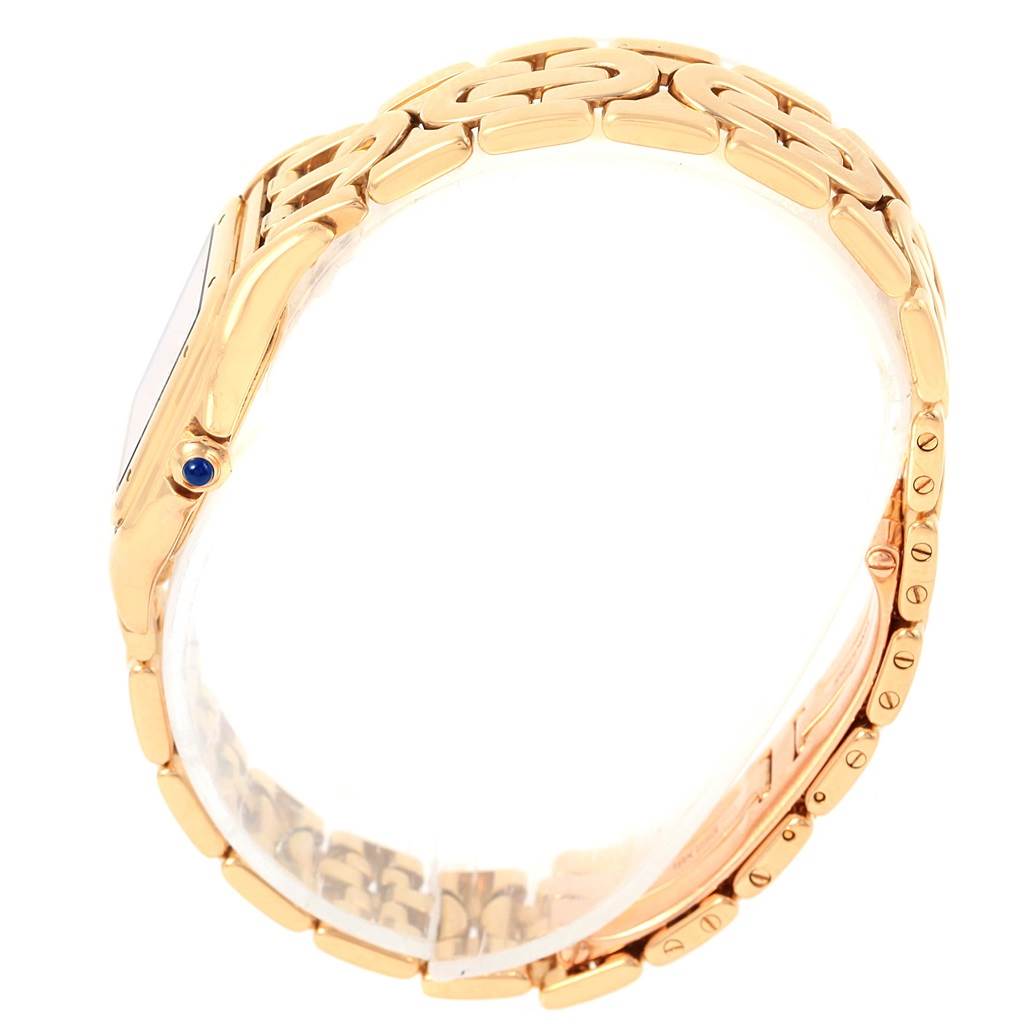 Cartier Panthere 18k Yellow Gold Art Deco Bracelet Ladies Watch 1070 ...