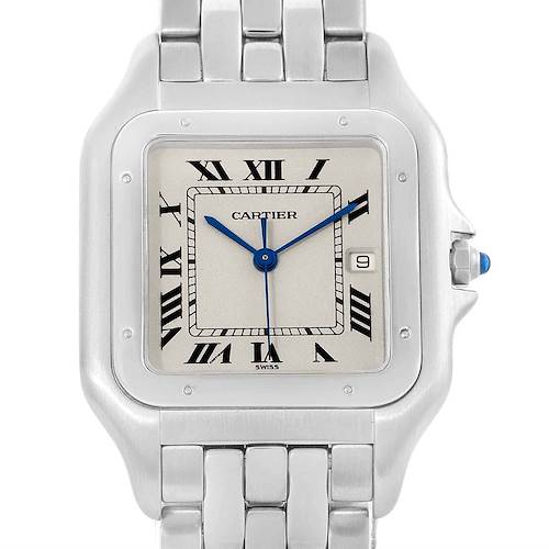 Photo of Cartier Panthere Jumbo Stainless Steel Quartz Watch W25032P5 Papers