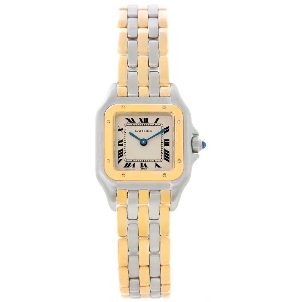 cartier panthere 3 row watch