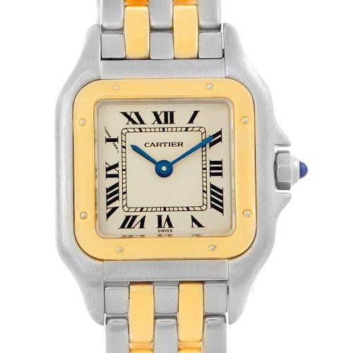 Photo of Cartier Panthere Steel 18K Yellow Gold 2-row Ladies Watch W25029B6