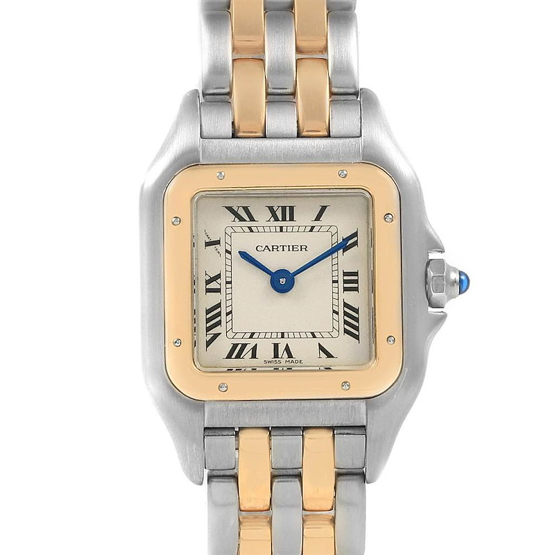 cartier ladies 2 row panthere watch