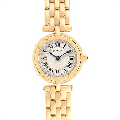 Photo of Cartier Cougar 18K Yellow Gold Silver Dial Watch 11651
