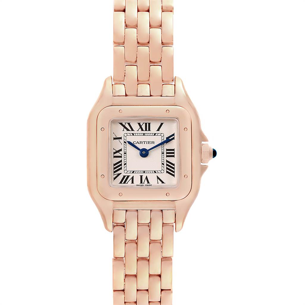 cartier panthere ladies gold watch