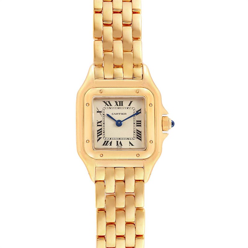 Cartier Panthere 18k Yellow Gold Ladies Watch W25022B9 SwissWatchExpo