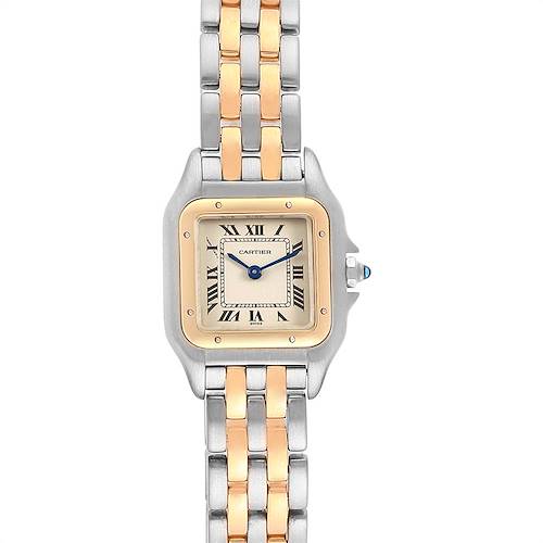 Photo of Cartier Panthere Steel Yellow Gold 2 Row Quartz Ladies Watch W25029B6
