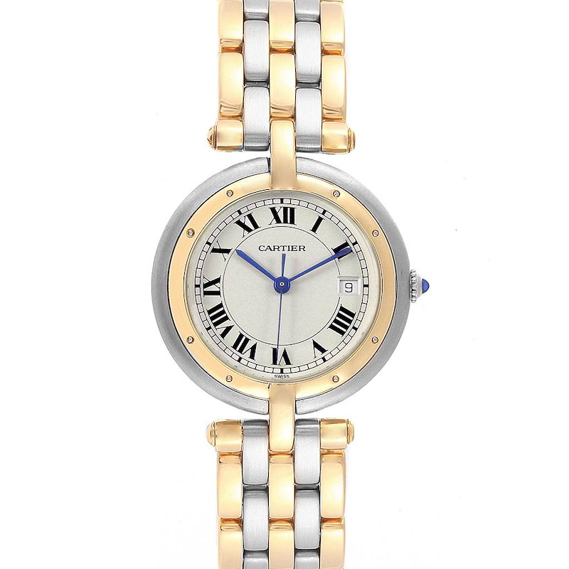 Cartier Panthere Vendome Midsize Steel Yellow Gold Ladies Watch 183964 SwissWatchExpo