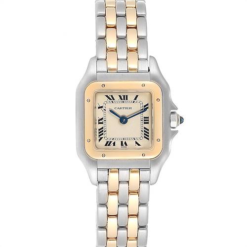 Photo of Cartier Panthere Steel Yellow Gold 2 Row Small Ladies Watch W25029B6