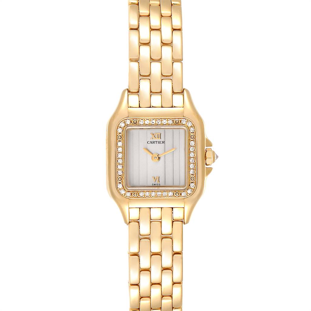 Cartier Panthere Yellow Gold Diamond Ladies Watch WF3070B9 | SwissWatchExpo