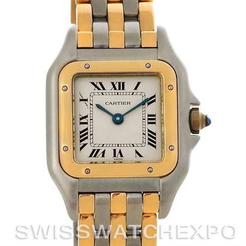 Photo of Cartier Panthere Ladies Small Stainless Steel and 18K Yellow Gold Watch W25029B6