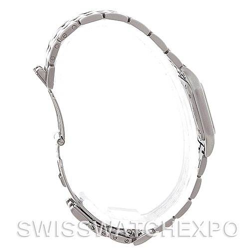 The image shows a side view of the Cartier Panthere W25033P5 Women
s Stainless Steel Silver Dial W25033P5 Women
s Stainless Steel Silver Dial watch, highlighting the bracelet and the side of the case.