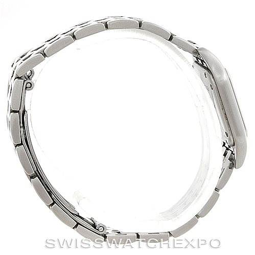 The image shows a side view of the Panthere model by Cartier, highlighting its bracelet and clasp.