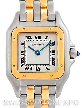 Photo of Cartier Panthere Ladies Steel 18K Yellow Gold Watch W25029B6