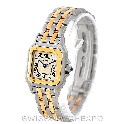 Cartier Panthere Ladies Steel 18K Yellow Gold Watch W25029B6 SwissWatchExpo