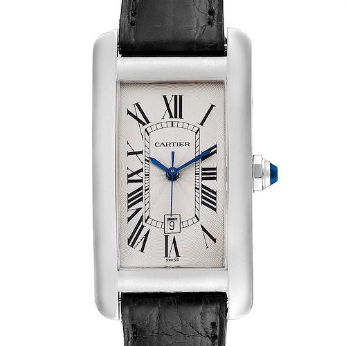 Photo of Cartier Tank Americaine Midsize White Gold Automatic Ladies Watch 1726
