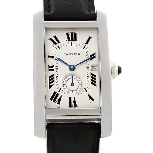Photo of Cartier Tank Americaine Midsize 18K White Gold Watch