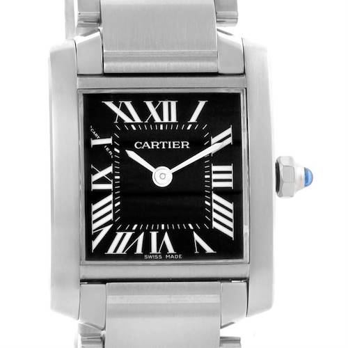 Photo of Cartier Tank Francaise Small Stainless Steel Watch W51026Q3