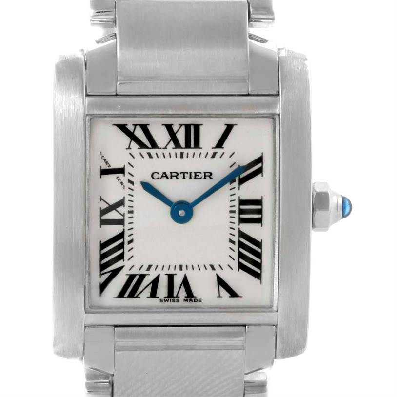 Cartier Tank Francaise Small Stainless Steel Quartz Watch W51008Q3 ...